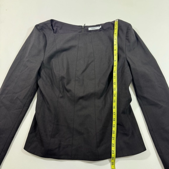 MM Lafleur The Rivka Top Washable Wool Twill Haze - Picture 10 of 10